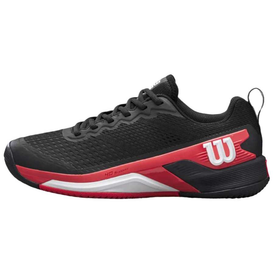 Wilson RUSH PRO 4.5 Slip Resistant Abrasion Resistant Low top Tennis Shoes Men's Black