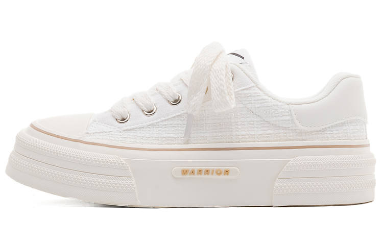 WARRIOR Low top Canvas Shoes Women's Beige
