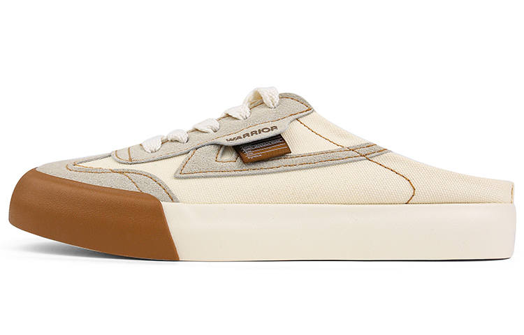 Warrior Abrasion Resistant Abrasion Resistant Low top Canvas Shoes Women's Gray Brown