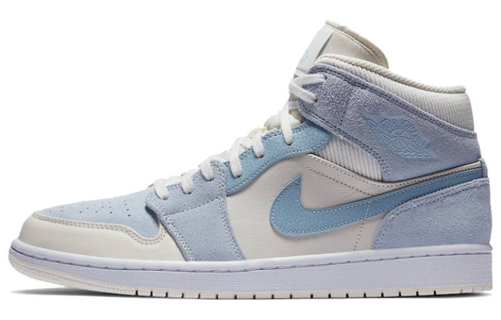 Jordan Jordan 1 Mid Mixed Textures Blue