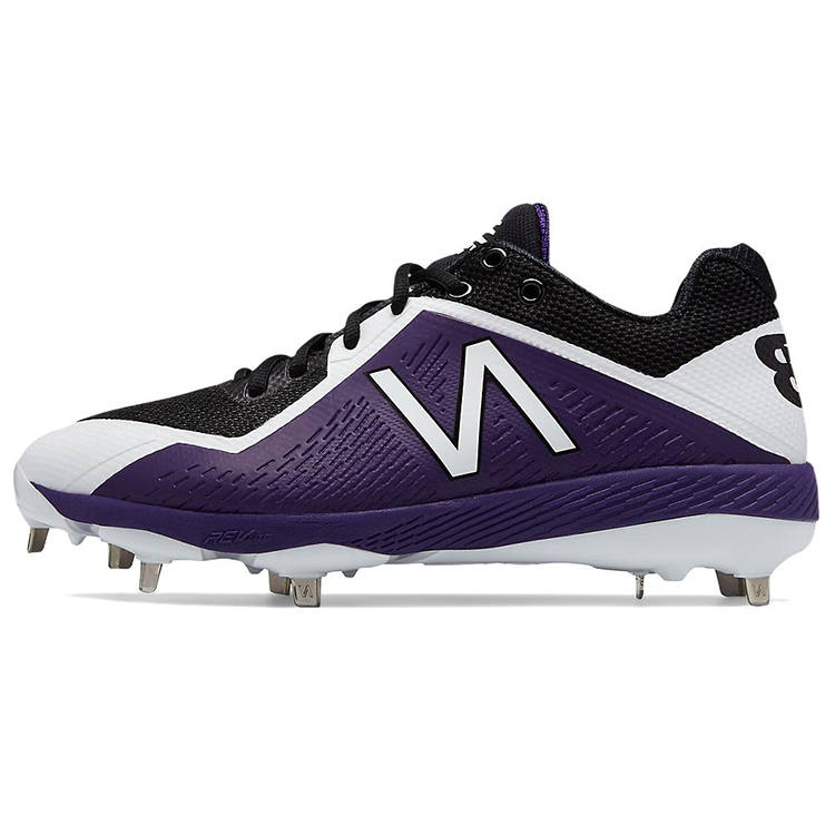 New Balance New Balance NB 40404040 V4 Textile, Leather Athleisure Low top Training Shoes Men's Black White Purple