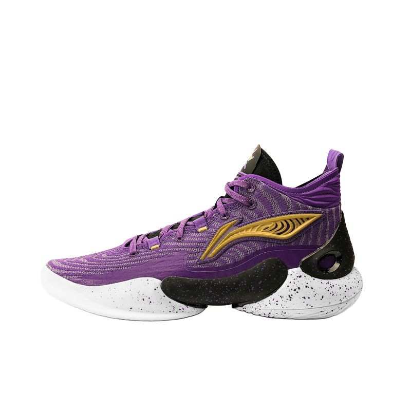 Li-Ning Li Ning YuShuai 18 CBA Beijing Control Team PE Cushioning Abrasion Resistant Cushioning, Wear Resistant Mid top