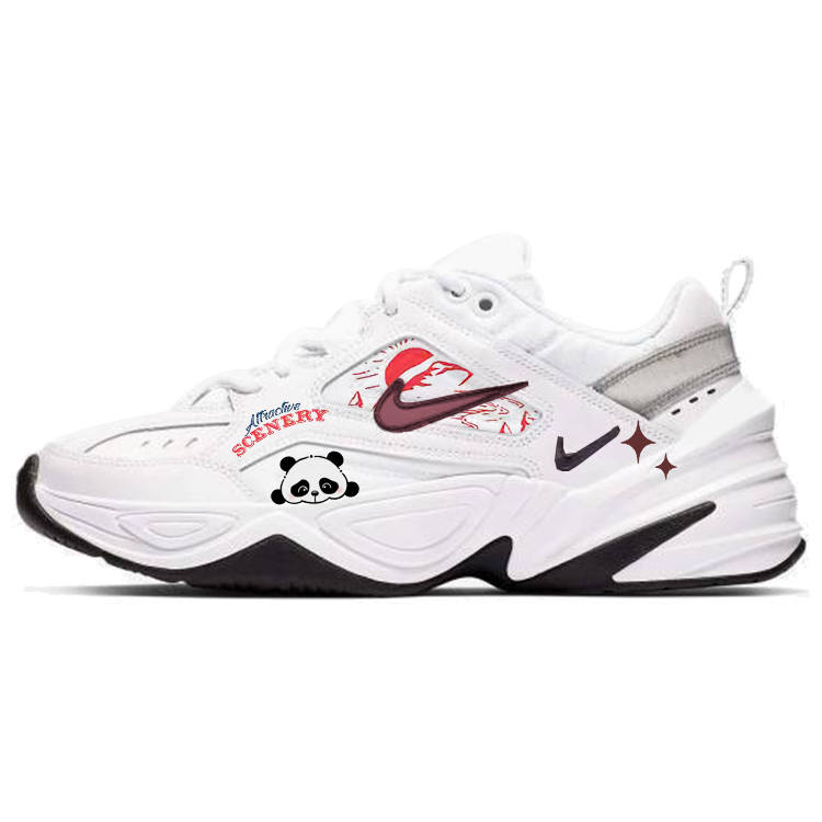 Nike Nike M2K Tekno Cushioning, Wear Resistant Low top Chunky Sneakers Women's White