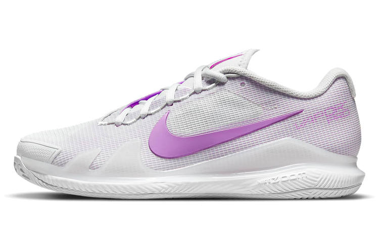 Nike Nike Air Zoom Vapor Pro Tennis Shoes Women's Low Top Dust Gray/Glow Purple/White