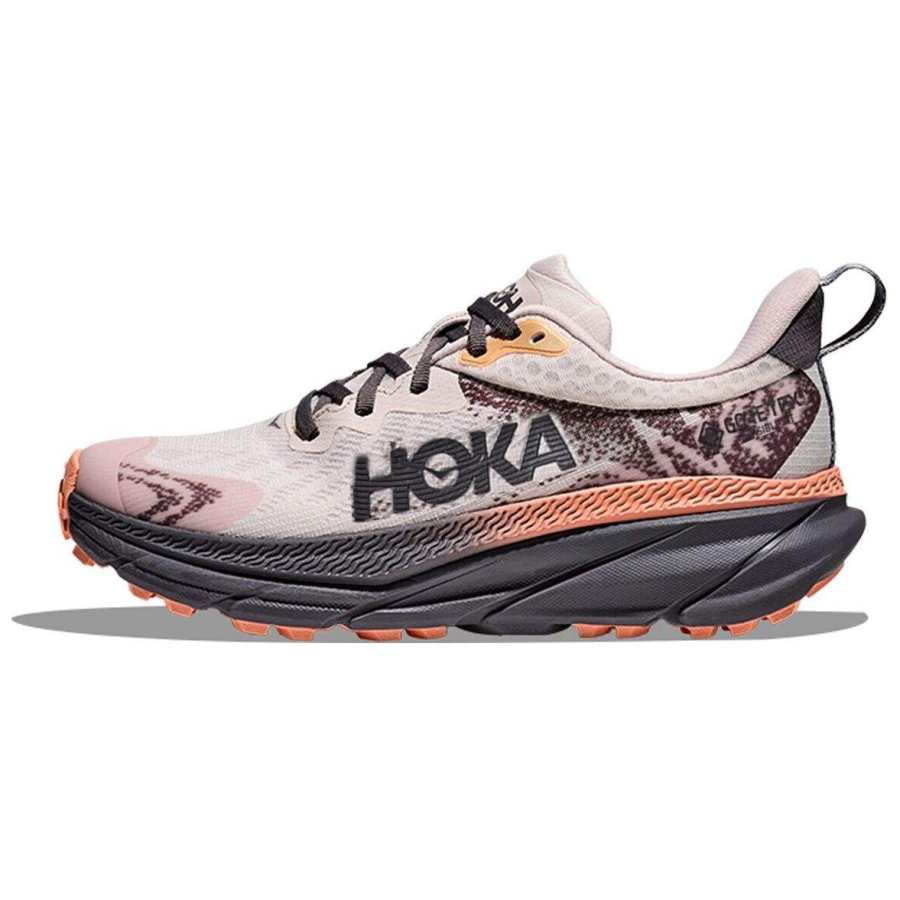 HOKA ONE ONE Challenger ATR 7 Cushioning Slip Resistant Abrasion Resistant Waterproof Low top Hiking Shoes Women's Pink