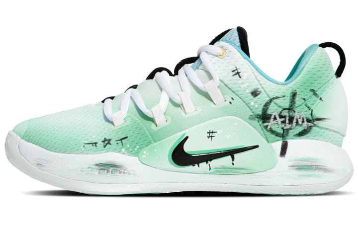 Nike Nike Hyperdunk X Target Locking Cushioning Slip Resistant Low top Basketball Shoes Men's Green