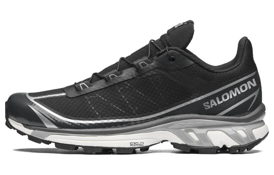 SALOMON XT 6 FT Slip Resistant Coverage Low top Outdoor Shoes Unisex Black White Gray