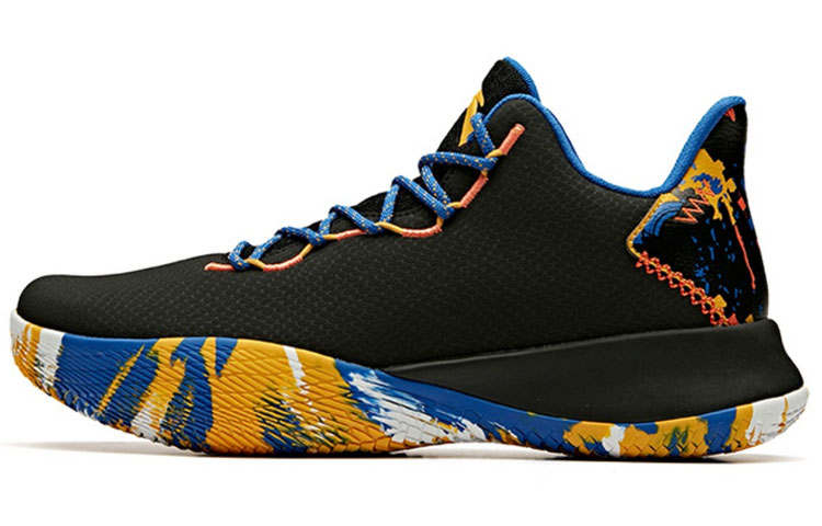 Anta Pallas Cushioning Low top Performance Basketball Shoes Men's True Blue