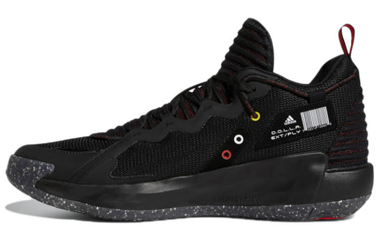 Adidas Dame 7 Adidas 'EXTPLY - Opponent Advisory - Black Vivid Red'