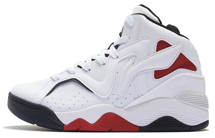 Li-Ning Li Ning Leather Abrasion Resistant Breathable Abrasion Resistant Breathable High top Vintage Basketball Shoes Women's