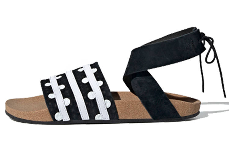 Adidas Originals Adilette Ankle Wrap 'Black White' Women's