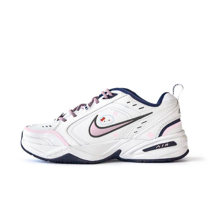 Nike Nike Air Monarch 4 Versatile Slip Resistant Abrasion Resistant Low top Chunky Sneakers Unisex White