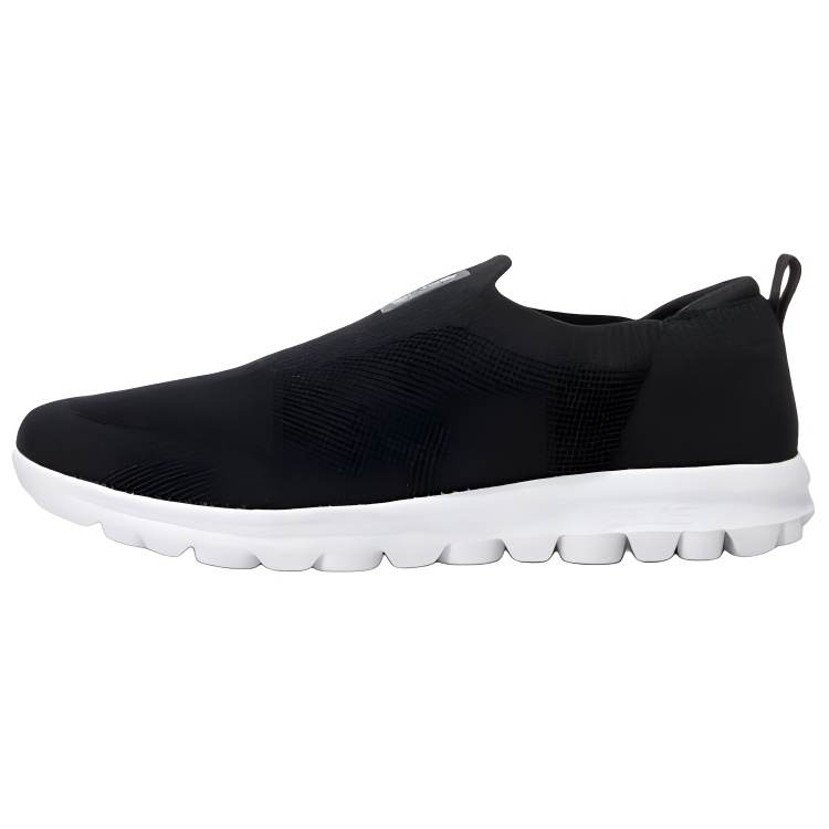 Erke Abrasion Resistant Lightweight Wear resistant And Lightweight Low top Training Shoes Men's Black White
