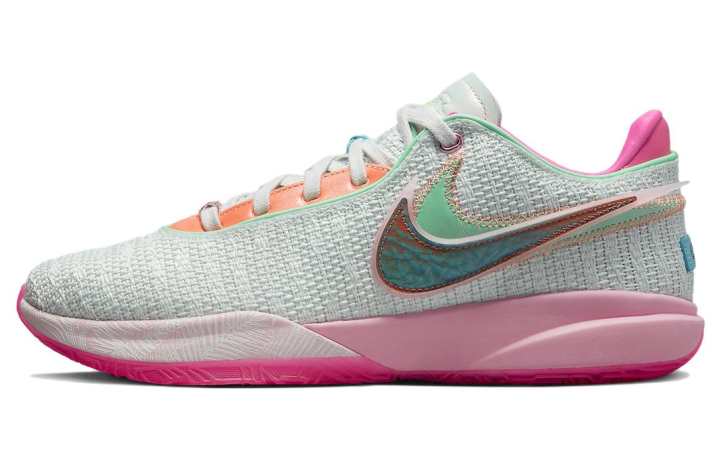 Nike Nike LeBron 20 LeBron 20 EP Low top Basketball Shoes Men's Light Green Asian Version