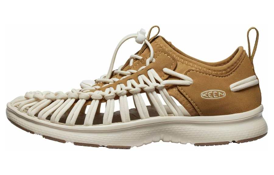 Keen UNEEK O3 Breathable Support River Trekking Shoes Women's White Yellow