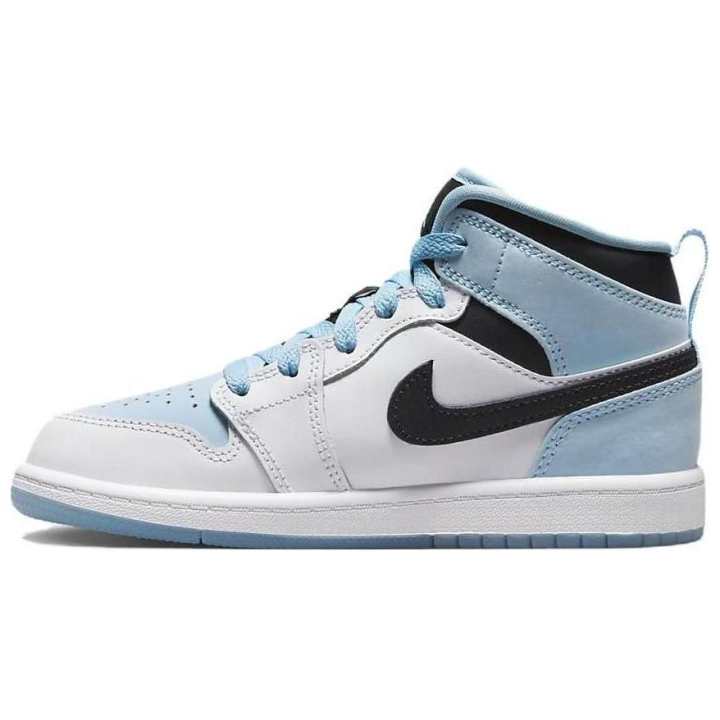 Jordan Air Jordan 1 Mid Se 'White Ice Blue' Ps