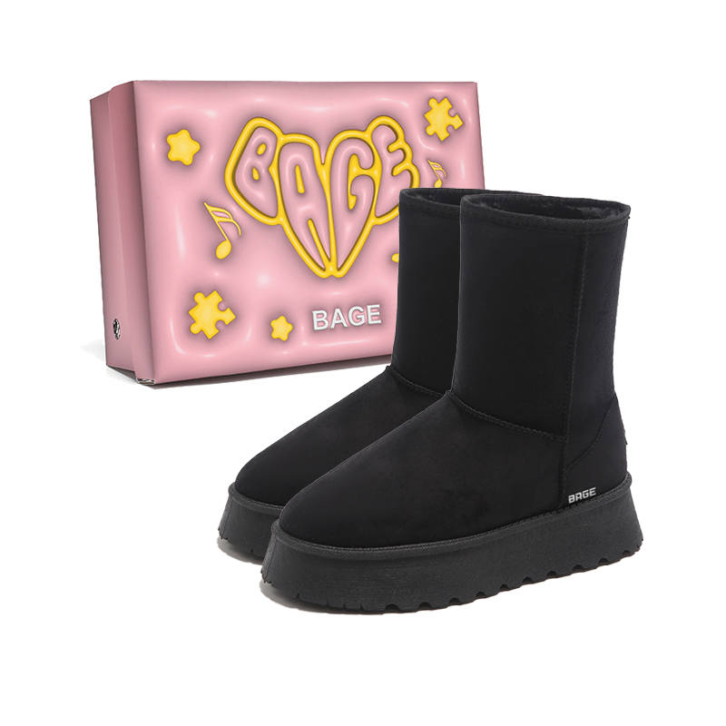 BAGE BAGE Thermal Height Increasing Thermal Height Increasing Short Mid Calf Snow Boots Women's