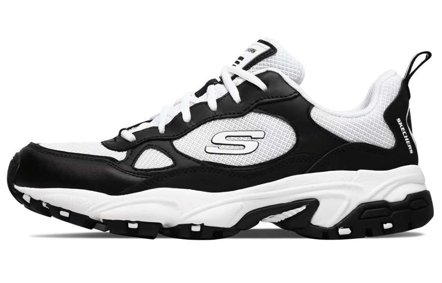 Skechers Stamina Running Shoes 'Black White'