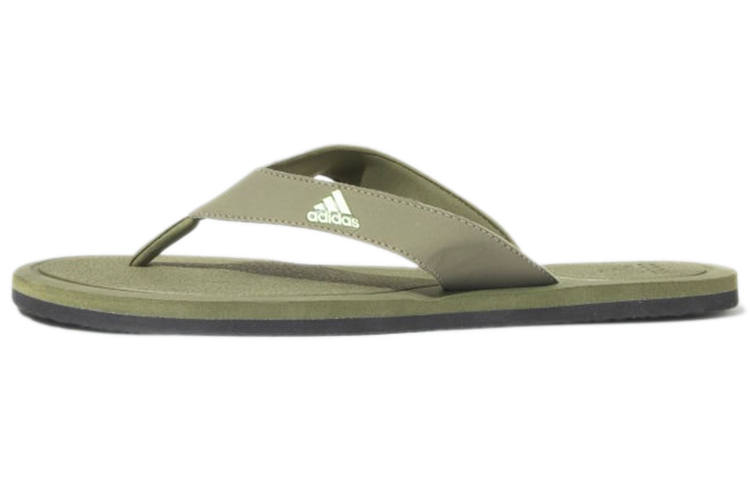 Adidas Adidas Stabile Comfortable Rubber Sole Slip Resistant Abrasion Resistant Slide Slippers Men's Green