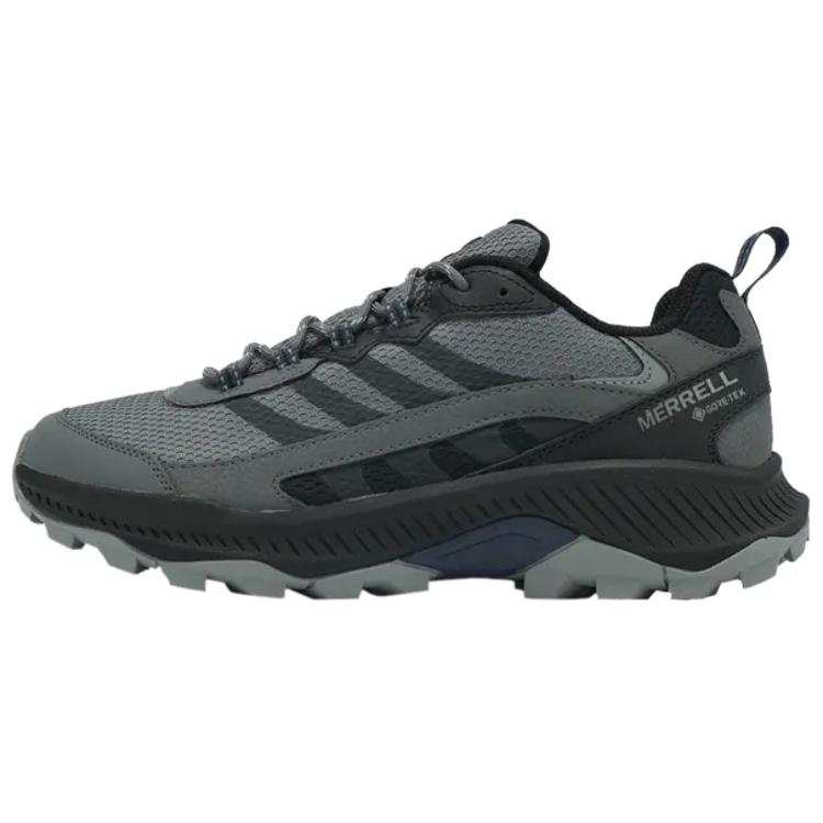 MERRELL Slip Resistant Abrasion Resistant Low top Hiking Shoes Men's Gray Black