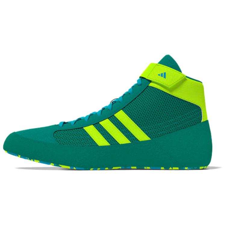 Adidas Adidas Havoc Abrasion Resistant Lightweight Wear resistant And Lightweight High top Training Shoes Men's Green