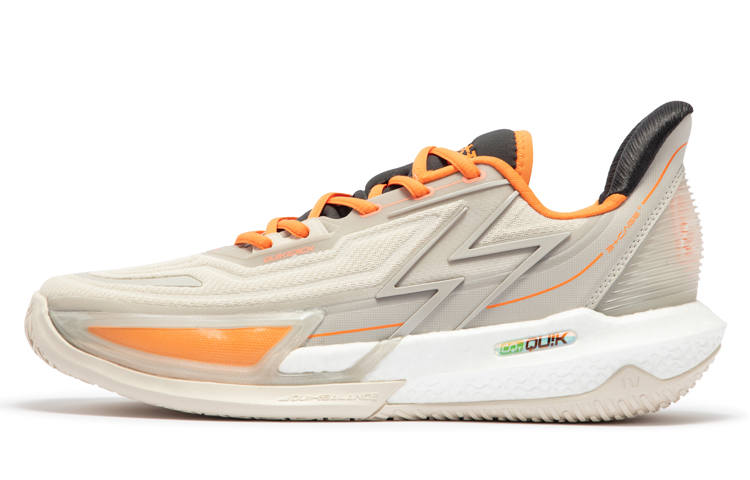 361° BIG3 4.0 Quick Pro Textile, TPU Cushioning Slip Resistant Abrasion Resistant Low top Basketball Shoes Men's Orange