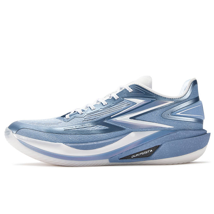 361° Blitz BB 2 Ice Blade Low top Dynamic Carbon Plate Basketball Shoes Men's Glossy Blue