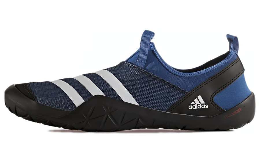 Adidas Adidas Terrex Jawpaw Round Tip Non Slip And Waterproof Abrasion Resistant River Trekking Shoes Unisex Dark Blue