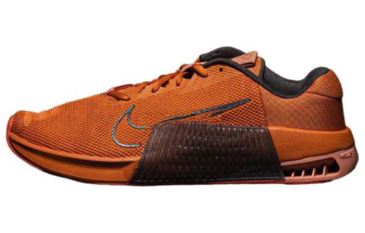 Nike Nike Metcon Round Tip Abrasion Resistant Breathable Low top Training Shoes Men's Orange Black
