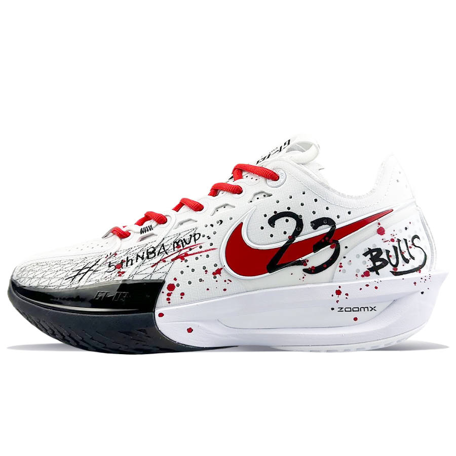 Nike Nike G.T. Cut 3 Abrasion Resistant Abrasion Resistant Low top Basketball Shoes Unisex Red Black Asian Version