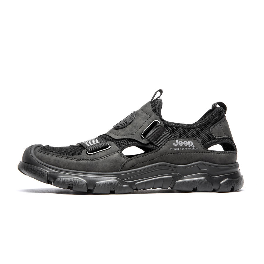 Jeep Cow Leather Outdoor Casual River Trekking Shoes Men's