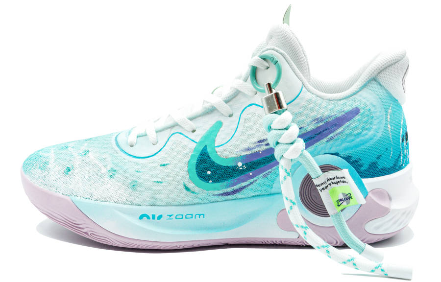 Nike Nike KD Trey 5 IX Adventure Ocean Slip Resistant Slip Resistant Low top Vintage Basketball Shoes Men's Mint Green