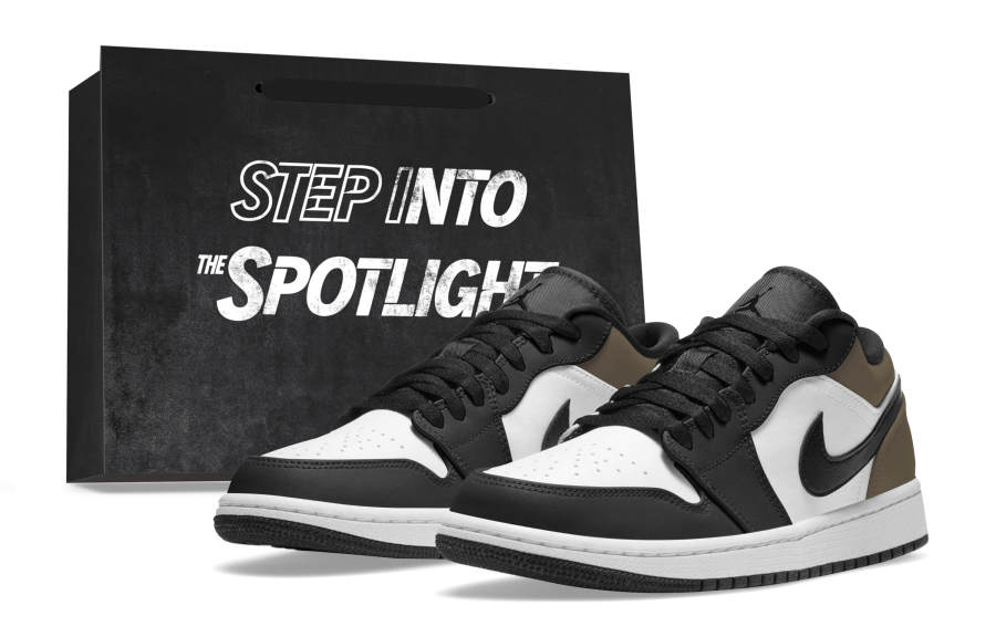 Jordan Jordan Air Jordan 1 Slip Resistant Abrasion Resistant Low top Skateboard Shoes Unisex Black