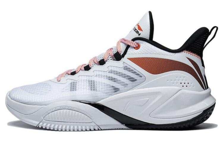 Li-Ning Li Ning Storm 2023 Comfortable Slip Resistant Abrasion Resistant Low top Basketball Shoes Men's White