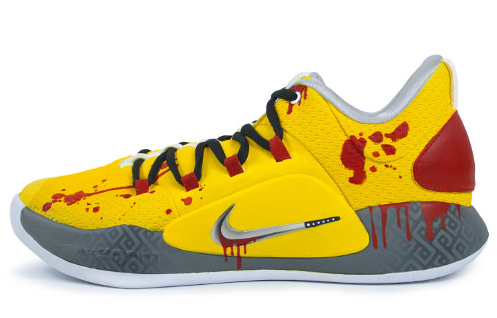 Nike Nike Hyperdunk X Xichu Manufacturing, Kill Bill Cushioning Slip Resistant Low top Basketball Shoes Men's