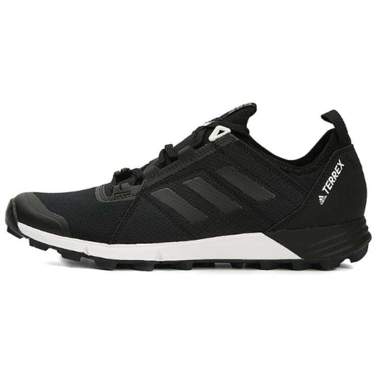 Adidas Adidas TERREX AGRAVIC SPEED Trendy Slip Resistant Abrasion Resistant Low top Hiking Shoes Men's Black White