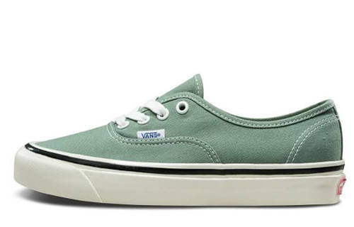 Vans Authentic 44 DX GREEN Lightweight Low top Canvas Shoes Unisex Green