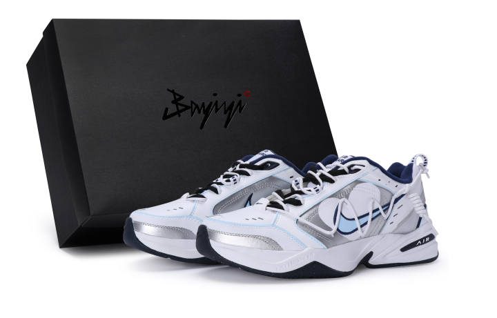 Nike Nike Air Monarch 4 811 Manufacturing, Heartbeat Knot Blue, Special Shoe Box