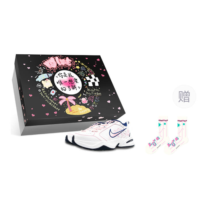 Nike Nike Air Monarch 4 Low top Chunky Sneakers Unisex White Pink