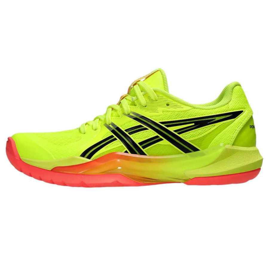 Asics POWERBREAK FF Abrasion Resistant Abrasion Resistant Low top Training Shoes Women's Yellow