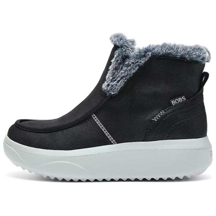 Skechers Bob's Comfortable Short Snow Boots Women's Black