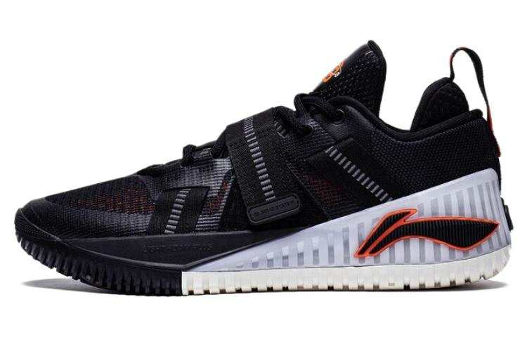 Li-Ning Li Ning Fury Comfortable Slip Resistant Abrasion Resistant Low top Basketball Shoes Men's Black