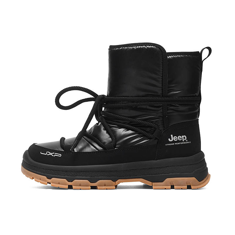 Jeep Jeep Comfortable Short Snow Boots Unisex Black