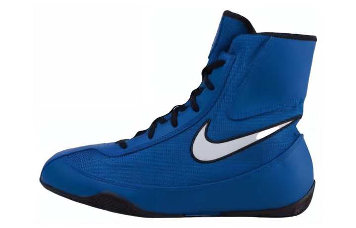 Nike Nike Machomai Team Abrasion Resistant Breathable Abrasion Resistant Breathable High top Training Shoes Unisex Blue
