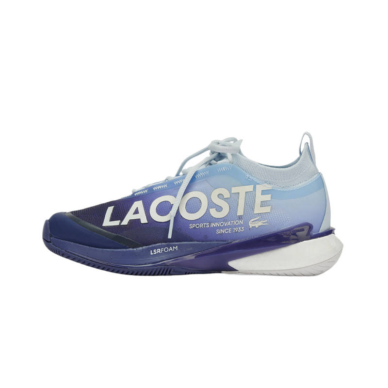 LACOSTE Slip Resistant Low top Tennis Shoes Women's Light Blue