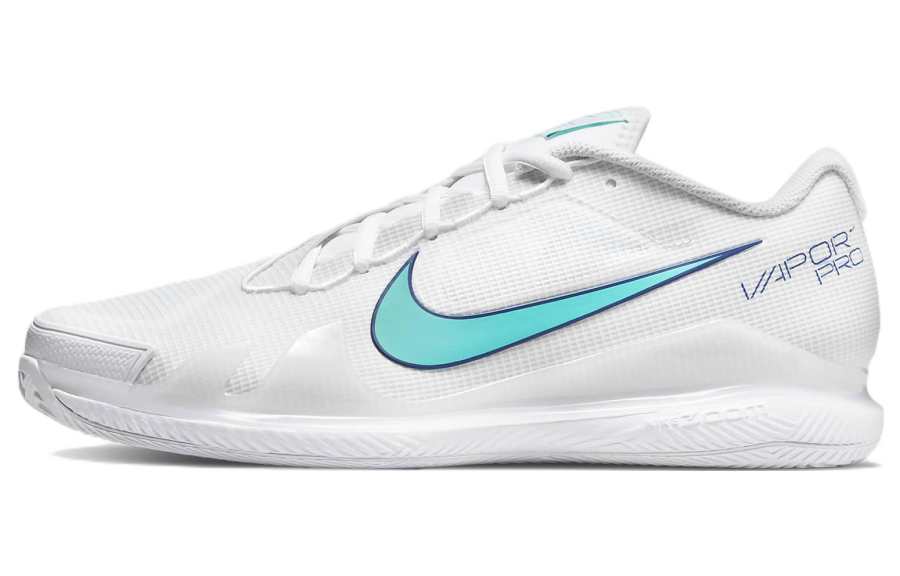 Nike Nike Air Zoom Vapor Pro Fabric Low top Tennis Shoes Men's White Blue