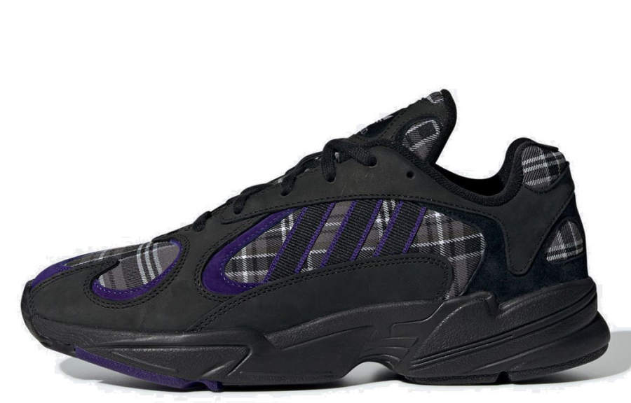 Adidas Originals Adidas Yung-1 'Purple Plaid'
