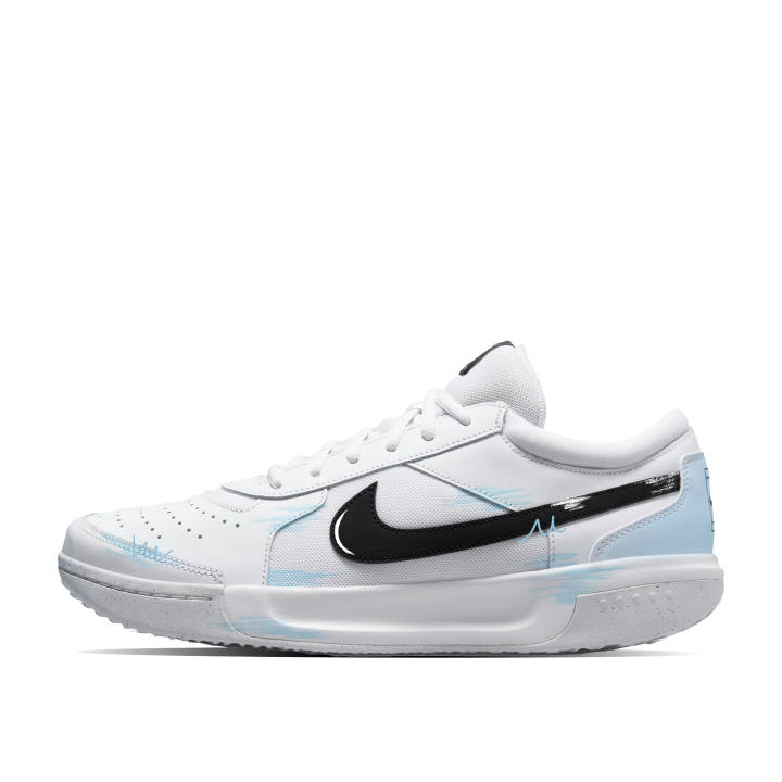 Nike Nike Court Lite 3 Arc Light Breathable Lightweight Breathable And Lightweight Low top Tennis Shoes Men's Blue White