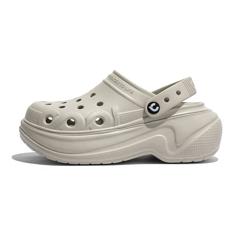 QINGKU Trendy Collection Clogs Women's Elegant Beige