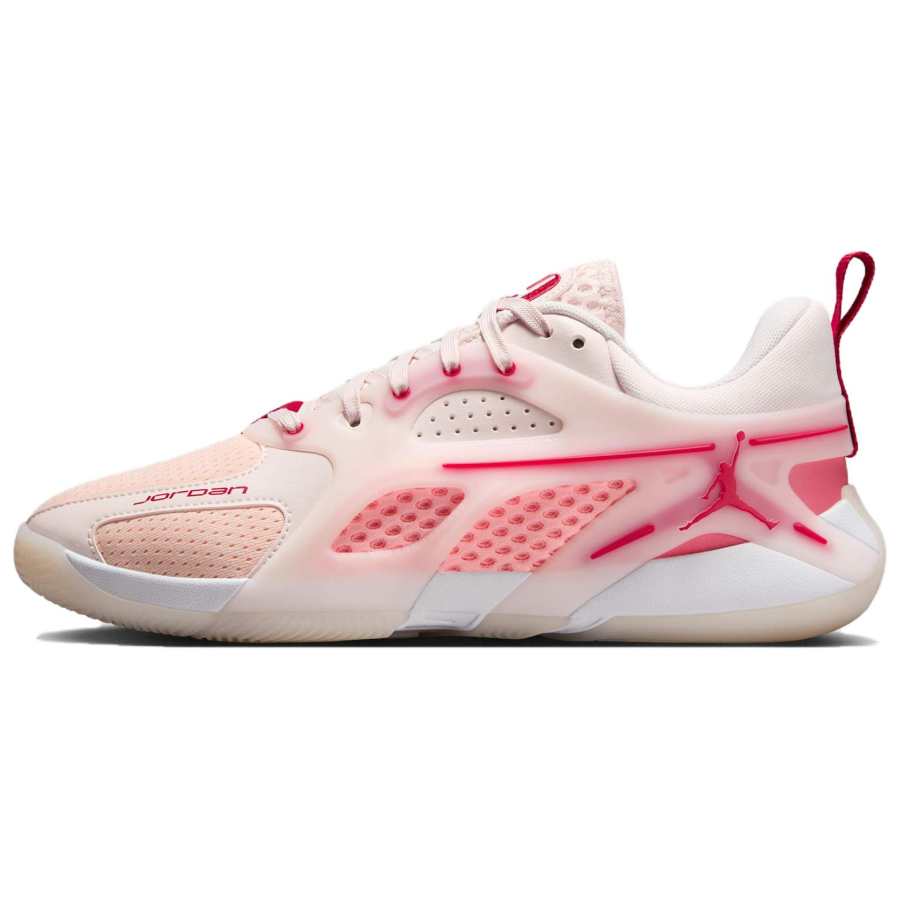 Jordan Jordan Slip Resistant Abrasion Resistant Low top Basketball Shoes Women's Pink